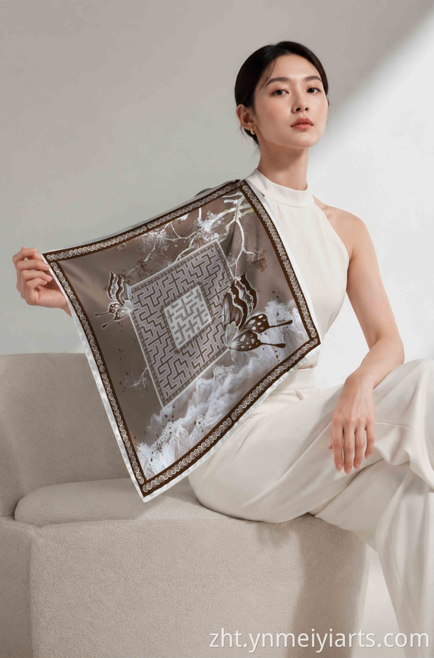 真絲圍巾 Silk Scarf